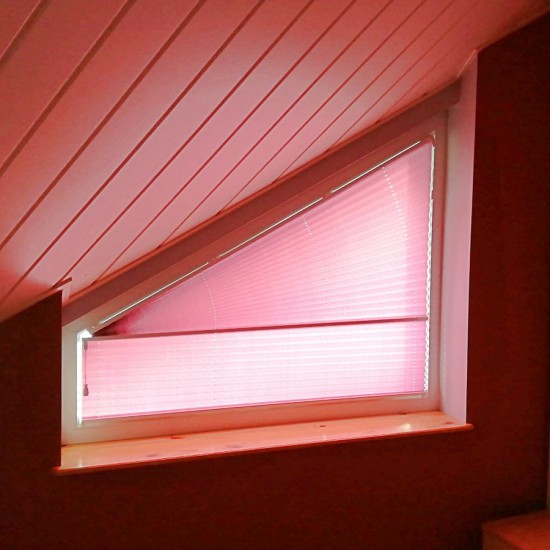 Rolety Plisowane do okien skośnych. Na wymiar. V52 RoletyPremium.pl